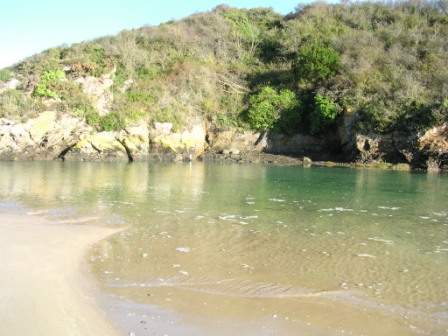 Photo de l'entree du goulet Toujours  300m